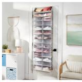 New Over The Door 26 Shelf Mesh Shoe Organizer New Over The Door 26 Shelf Mesh Shoe Organizer