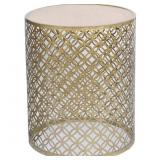 New Geometric Indoor or Outdoor Accent Table Gold New Geometric Indoor or Outdoor Accent Table Gold