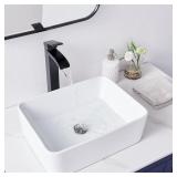New Rectangular Vessel Sink, 16'X12' Small Bowl New Rectangular Vessel Sink, 16'X12' Small Bowl