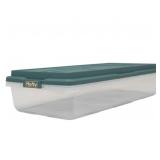 New Hefty Hi-Rise 63qt Storage Box Base Green Lid New Hefty Hi-Rise 63qt Storage Box Base Green Lid