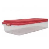 New Hefty Hi-Rise 63qt Storage Box Base Red Lid New Hefty Hi-Rise 63qt Storage Box Base Red Lid