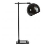 New Metal Black Satin Orb Tilting Desk Lamp New Metal Black Satin Orb Tilting Desk Lamp