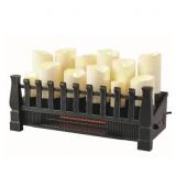 New Brindle Flame 20' Candle Electric Fireplace New Brindle Flame 20' Candle Electric Fireplace