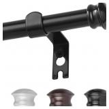 New Black Window Curtain Rods 30 to 45 Inches New Black Window Curtain Rods 30 to 45 Inches