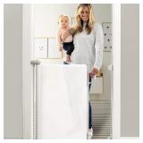 New Retractable Baby Gate, 33' Tall, Extends up New Retractable Baby Gate, 33' Tall, Extends up