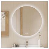 New 24 Inch Round LED Bathroom Mirror Backlit New 24 Inch Round LED Bathroom Mirror Backlit