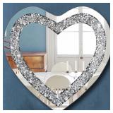 New Crystal Crush Diamond Heart Shaped Silver New Crystal Crush Diamond Heart Shaped Silver