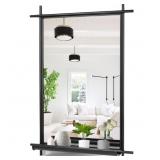 New Bathroom Wall Mirror with Shelf New Bathroom Wall Mirror with Shelf