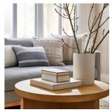 New Textured Ceramic Vase Off White - Threshold New Textured Ceramic Vase Off White - Threshold