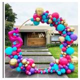 New Large Size 7.2ft Gold Metal Round Balloon New Large Size 7.2ft Gold Metal Round Balloon