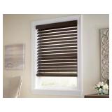 46X72' Espresso Premium 2.5in Faux Wood Blinds 46X72' Espresso Premium 2.5in Faux Wood Blinds