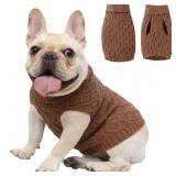 New Dog Sweater Turtleneck Classic Pet Knitted New Dog Sweater Turtleneck Classic Pet Knitted