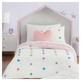 New Mason & Mollie Pom Dots 6-piece Bedding Set New Mason & Mollie Pom Dots 6-piece Bedding Set