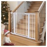 New Cumbor 29.7-46' Baby Gate for Stairs, Auto New Cumbor 29.7-46' Baby Gate for Stairs, Auto