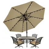 New Patio Umbrella with 32 Solar LED Lights New Patio Umbrella with 32 Solar LED Lights
