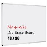 New Magnetic Whiteboard 48 x 36, White Board New Magnetic Whiteboard 48 x 36, White Board