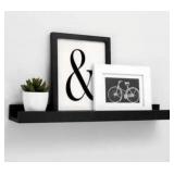 New SixTrees LTD 24-Inch Wall Ledge Shelf New SixTrees LTD 24-Inch Wall Ledge Shelf