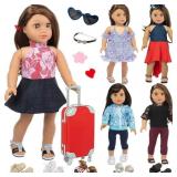 New 17 Pcs 18 Inch Doll Clothes and Accessories New 17 Pcs 18 Inch Doll Clothes and Accessories