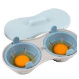 New Egg Poacher Microwavable, 2 Cavity Egg Steam New Egg Poacher Microwavable, 2 Cavity Egg Steam