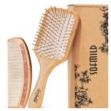 New Hair Brush-Natural Wooden Bamboo Brush New Hair Brush-Natural Wooden Bamboo Brush