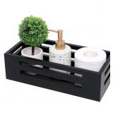 New Black Decor Box Bathroom Toilet Tank Basket New Black Decor Box Bathroom Toilet Tank Basket