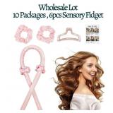 New Wholesale Lot 10 Tik Tok Heatless Hair Curlers New Wholesale Lot 10 Tik Tok Heatless Hair Curlers