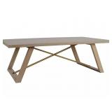 New $249 White Washed Wood Coffee Table New $249 White Washed Wood Coffee Table