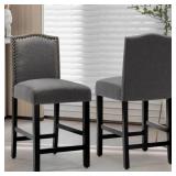 New Wooden Counter Height Fabric Upholstered Bar New Wooden Counter Height Fabric Upholstered Bar