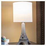 New Paris Eiffel Tower Table Lamp, Gray Finish New Paris Eiffel Tower Table Lamp, Gray Finish