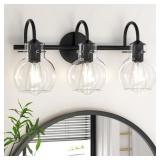 New Black Vanity Light, Modern 3 Light Bathroom New Black Vanity Light, Modern 3 Light Bathroom