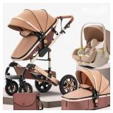 New $350 Baby Stroller 3-in-1 Pram Portable Baby New $350 Baby Stroller 3-in-1 Pram Portable Baby