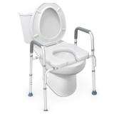 New OasisSpace Stand Alone Raised Toilet Seat New OasisSpace Stand Alone Raised Toilet Seat
