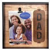 New, Dad Picture Frame 4x6 Photo Open Clip New, Dad Picture Frame 4x6 Photo Open Clip