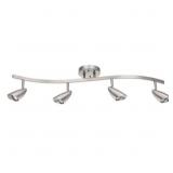 New Sunset Lighting 34-in 4-Light Bright Satin