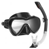 New Snorkel Set, Anti-Fog Diving Mask, Comfortable