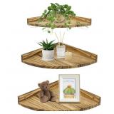 New Solid Wood Corner Shelves