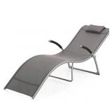 Foldable Sun Lounger - Space Saving Folding