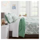 New Geo Printed Microfiber Comforter Set