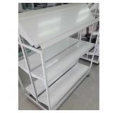 Rack with Tilted Shelves, Wheels 50.5ï¿½25x50