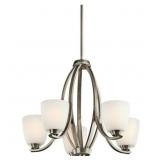 New Granby Chandelier 5-Light, Brushed Light