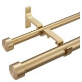 New Double Curtain Rods for Windows 72-144