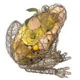New Lumiere Summer by the Pond Wire Cage Frog
