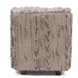 New Farmhouse Howie Natural Textured Ottoman