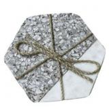 New Thirstystone Hexagon Coasters in White