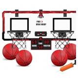 New Dual Basketball Hoop with Electric Scoring