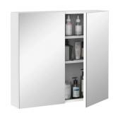 New Bathroom Mirrored Cabinet, 24"x22" Steel