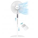New Pedestal Fan, 16" Adjustable Oscillating DC