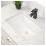 New Undermount Bathroom Sink Rectangle 16x12 W
