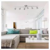 New Globe Electric 6-Light Foldable Track Lighting