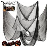 New  6 Pcs Halloween Decorations Creepy Cloth